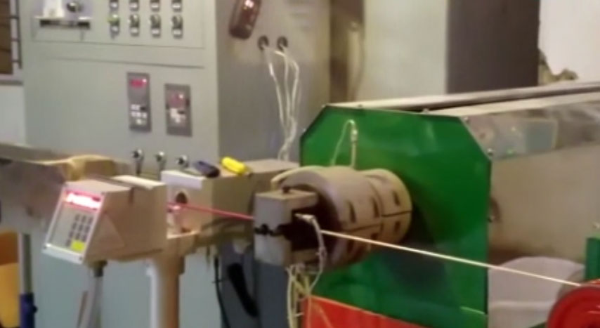 高速電線機(jī)組GDX65ZS-630F型生產(chǎn)現(xiàn)場(chǎng)