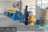 高速弓形單絞機GDJ800型試機現(xiàn)場